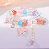 Pulsera de Cuentas Pequeña y Fresca Kt, Pulsera de Dibujos Animados de Aspecto Elevado, Pareja de Dibujos Animados Femenina, Pulsera Colgante Sanrio del Mismo Estilo