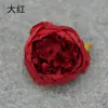 Cabeça de Flor de Peônia Artificial Flor Artificial Handmade para Adorno de Cabeça Casamento Estilo Europeu Material Estilo Retrô Decoração de Flor de Seda Venda Quente
