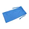 Nova bolsa porta-óculos de fibra ultrafina transfronteiriça, bolsa de armazenamento invisível, estojo portátil para celular e óculos de sol, bolsa de tecido anti-pressão, estojo para óculos