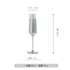 Juego de Copas de Vino Sijin, Copas de Vino de Cristal, Decantador, Copa Creativa Galvanizada Color Gris Humo, Juego de Vino