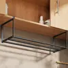 Estante de Almacenamiento para Cocina Estante Colgante Debajo del Gabinete Cesta Extraíble para Colgar Estante Colgante Telescópico de Capas para el Interior de los Gabinetes Estante para Almacenamiento de Especias en Gabinetes