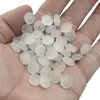 10*6mm Contas de Ábaco de Vidro Imitação de Jade Contas Soltas Contas de Cor Sólida Botões de Roupas DIY Acessórios para Pulseira Colar Venda por Atacado