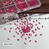 Acessórios pequenos de zircônia rosa choque para nail art, decorações de diamante, diamantes de fundo plano, item popular de celebridade da internet super brilhante, mini diamantes ultra brilhantes atacado