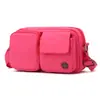 Nuevo monedero impermeable de nailon transfronterizo estilo japonés con correa para el hombro, bolso de mujer de color liso, bolsa de almacenamiento cruzada ligera e informal
