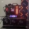 Chassi Aberto Matx Rack de Chassi de Computador Liga de Alumínio Atx Criativo Itx Chassi de Desktop Pequeno Chassi