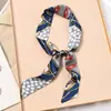 Bolsa de mão alça de bolsa de nó lenço de seda lenço feminino bolsa faixa de cabelo lenço de cabeça lenço profissional fita longa pequena