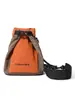 Bolsa Transversal de Nylon Color Block com Cordão Dopamine para Casais, Mini Bolsa de Ombro Leve para Garrafa de Água para Trilhas e Montanhismo ao Ar Livre