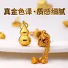 Colgante Pequeño Chapado en Oro de 24 Quilates Charms Cuentas Accesorios DIY Pulsera Collar Conservación del Color Piezas de Oro Arena Materiales