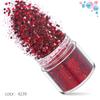 Dark Red Laser Set Cross-Border 12 cores Mixed Nail Art Sequins Espumante em pó Nail Art Jewelry Drill Nail Sticker