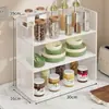 Prateleira Multicamadas para Armazenamento de Temperos e Copos para Bancada de Cozinha, Organizador de Mesa, Prateleira de Lanches para Mesa de Jantar, Porta-Copos para Sala de Estar