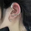 Aretes Colgantes de Metal con Forma de Serpiente para Mujer Verano Ins Diseño Nicho Aretes de Alta Gama Estilo Frío de una Pieza Joyería para Oreja de Celebridad de Internet