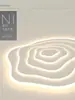 Lámpara de techo minimalista para sala de estar, moderna y simple, adecuada para uso doméstico, elegante luz para dormitorio principal, con sentido de diseño, accesorio de iluminación cálido y acogedor para recibidor