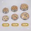 Acero Inoxidable Vaporera Cesta de Bambú para Cocinar al Vapor Olla Vaporera Cesta para Xiaolongbao de Hangzhou Bolos Pan al Vapor Bambú Uso Doméstico Comercial