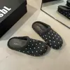 Zapatillas cómodas retro de lunares peludas para mujer, otoño/invierno 2026, zapatillas de interior de felpa, zapatillas estilo Birkenstock