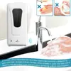 Dispensador de Sabonete Líquido para Mãos sem Toque Montado na Parede 900ml Máquina Automática de Spray Sanitizante em Espuma para Banheiro Comercial e Mãos Públicas