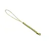 Corda trançada de fio de ouro requintada moda corda de celular cabeça de metal sininho corda acessórios de hardware corda para pendurar atacado