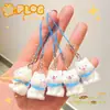 Cordón para Colgante Pequeño con Acabado Afelpado (120 Piezas con Soporte) Llavero DIY Cadena para Teléfono Colgante para Bolso