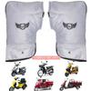 Cubierta de Manillar de Motocicleta Cubierta de Manillar de Vehículo Eléctrico Forrada de Felpa a Prueba de Frío Invernal Engrosada a Prueba de Viento e Impermeable Pedal Viga Curva a Heattech
