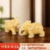 Ventas Directas de Fábrica de Adornos Decorativos de Elefante para Escritorio Hechos de Jade Sintético, Adornos Artesanales para Gabinetes y Mesas, Venta al por Mayor desde el Fabricante