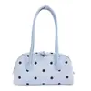Bolsa de axila com poá, design coreano de nicho, casual 2026, para o trabalho, de ombro único, moda outono, bolsa feminina com personalidade