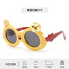 Gafas de sol para niños de silicona suave, Gafas de sol polarizadas de alta definición, Diseño de oso suave y lindo, Adecuadas para edades de 6 a 12 años, Diseño de abeja al por mayor