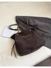 Colección Otoño 2026: Bolso de Cubo con Cordón de Nicho, Bolso Cruzado/de Hombro de Moda Minimalista Estilo Coreano para Viajes Diarios de Mujeres