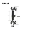 Gopro Dajiang DJI clipe de guidão pau de selfie para andar de moto suporte de fixação com marcação clipe forte de cabeça dupla para motocicleta