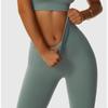Cross-border yoga fio calças cropped fitness calças esportivas cintura alta das mulheres alto elástico apertado quadril lifting Peach Hip shorts sem costura