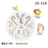 Molde de Bolo Árvore de Natal Alce Floco de Neve Boneco de Neve Série de Natal Flip Sugar Molde de Silicone Molde Decorativo para Sabonete Artesanal