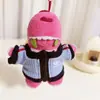 [Solo para Ropa] Conjunto de Ropa de Bebé Estilo Wang Sulong Liso Dragón Bollo Chaqueta y Falda Reemplazo