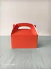 Caja de Empaque para Hornear Mousse Pastel West Point Copo de Nieve Crisp Caja de Empaque Papel Kraft Pollo Frito Empaque para Postre Portátil