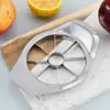 Cortador de Maçã de Aço Inoxidável Transfronteiriço Fatiador de Frutas de Cozinha Removedor de Caroço Criativo e Fatiador de Frutas