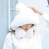 Zhenyueqi Invierno Nieve Mongolia Princesa Fragante Gorro Engrosado Más Bola Esponjosa Gorro de Punto Invierno para Mujer Sombrero a Prueba de Frío