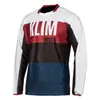 Nueva camiseta de manga larga transpirable KLIM para carreras de descenso, ropa de motocicleta, camisa para deportes al aire libre, polo, ropa para frisbee
