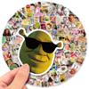 Compra Directa Transfronteriza de Temu 200 Piezas de Pegatinas de Emoticonos de Celebridades de Internet Europeas y Americanas, Decoraciones Personalizadas Divertidas y Tontas para Fundas de Teléfono