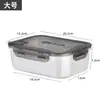 Latas Selladas para Granos y Cereales, Almacenamiento de Cocina, Latas Transparentes de Plástico de Grado Alimenticio, Cajas para Snacks, Productos Secos y Almacenamiento de Té