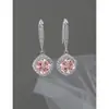 Joias da Moda Europeia e Americana Novo Desejo Amazon Aliexpress Ebay Popular Brincos Quadrados de Zircônia Cravejados de Strass