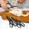 Venda Direta da Fábrica Tesouras 9180 Tesouras Multifuncionais para Ossos de Frango Tesouras para Legumes Tesouras para Alimentos Tesouras de Cozinha de Aço Inoxidável Tesouras 9140