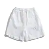 Pantalones Cortos Waffle de Verano para Hombre Diseño Minoritario Ropa Casual Urbana Baloncesto Americano Deportivo Retro Sueltos de Cinco Puntos