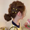 Pasador de Aleación con Brillo y Lazo Estilo Coreano para Mujer, Pinza para Flequillo Lateral, Pinza de Pato para Cabello Roto, Tocado de Pasador Dulce Elegante