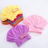 Touca de Cabelo Seco para Mulheres, Espessada, Super Absorvente, Secagem Rápida, Touca de Banho de Veludo Coral para Cabelo Comprido, Turbante Bonito com Laço, Toalha para Cabelo Seco