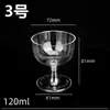 Vaso Desechable de Onza con Pie Alto Plástico Copa para Fiesta de Cóctel Copa de Champaña de Pie de Un Solo Uso Copa para Licor de Pie Alto Copa de Vino