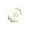 Servilletas de Papel Temáticas de Cumpleaños en Negro Oro y Oro Rosa, Temáticas por Edad, para Jubilación, Nacimiento de Bebé, Compromiso, Servilletas de Fiesta con Gradiente de Colores