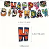 Nuevo set de globos de papel de aluminio con temática de Goku Super Saiyan de Dragon Ball Z para decoración de fiestas de cumpleaños de niños
