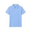 Camisa Polo de Poliéster Spandex con Fibra de Hielo 210g Verano Transpirable Fresca de Manga Corta Ropa de Trabajo Corporativa Personalizada al por Mayor