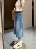 Pantalones vaqueros cropped de pierna recta estilo americano para mujer, nuevo modelo de verano, talla grande, adecuados para tipos de cuerpo de pera, holgados y adelgazantes, pantalones de cintura alta de pierna ancha
