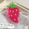 Pinza para el pelo con forma de fruta estilo Ins para mujer, linda pinza de tiburón de fresa y manzana, pinza para el pelo con corazón dulce y femenino, accesorio para el cabello