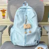 Mochila de Color Sólido Estilo Ins Academy Estilo Japonés para Chicas de Secundaria, Estudiantes de Preparatoria y Universitarias, Mochila Pequeña Ligera para Salidas