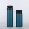 Copo Personalizado com Elementos Estilo Japonês Transfronteiriço Copo Térmico de Aço Inoxidável 304 Copo de Água para Escritório Simples Portátil Copo de Café para Exterior
