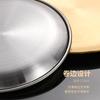 Aço inoxidável placa de churrasco coreana disco dourado buffet placa de osso sobremesa sabor prato Sushi fruta bandeja de café da manhã